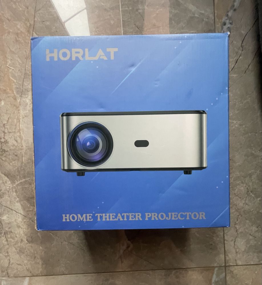 Преносим Филмов Проектор за открито HORLAT 4K-25000lm/5G/WiFi 6/BT 5.2