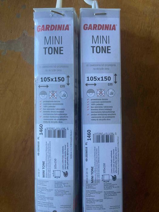 Чисто нови текстилни щори - 105 широки на 150 дълги(регулира се)