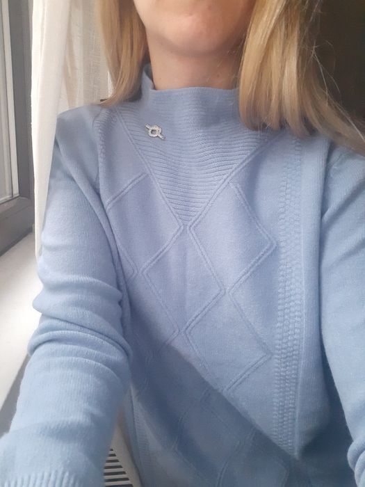 Pulover moale nuanță lavanda-deschis, nou cu etichetă, XS-S