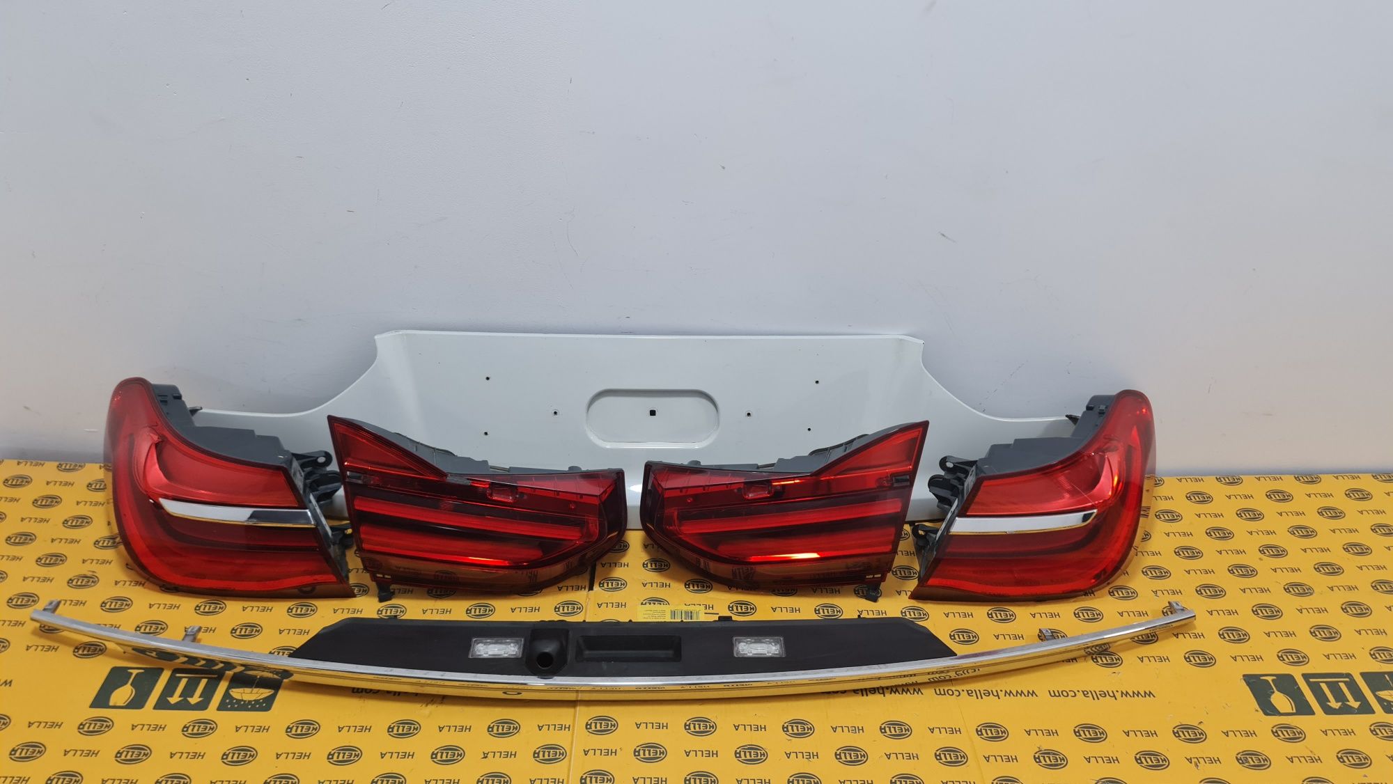 Lampa tripla stop Suport ornament capota portbagaj BMW 7 g11 g12 video