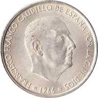 Vand monede argint 100 pesetas 1966