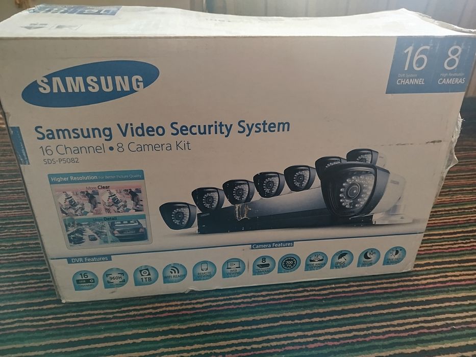 Продаётся камера Самсунг аналоговый комплект имеется 8 камера DVR XARD