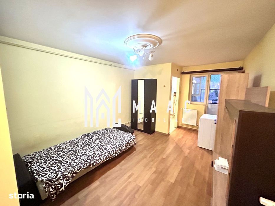 Garsonieră | Mobilată și utilată | Balcon | Cisnădie