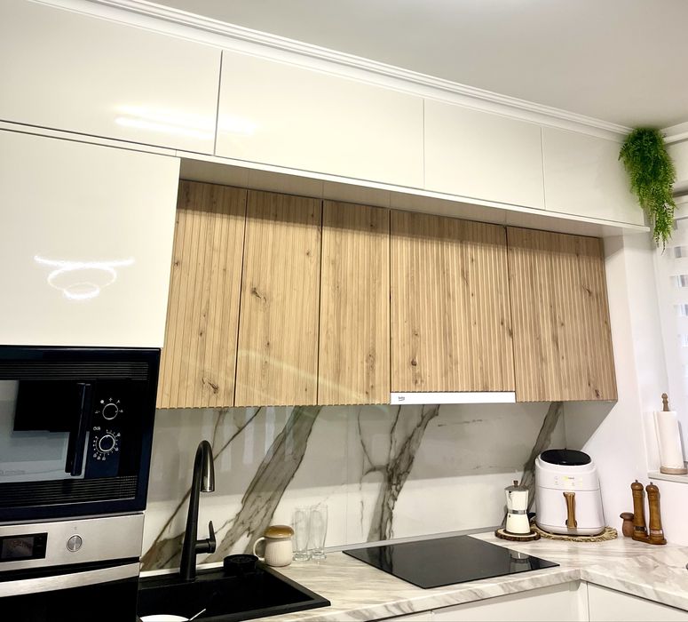 Fronturi mobila din MDF riflate, nuanta stejar