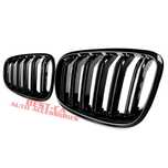 Set grile negre pentu  BMW X5 E70, X6 E71 M Power negru lucios duble
