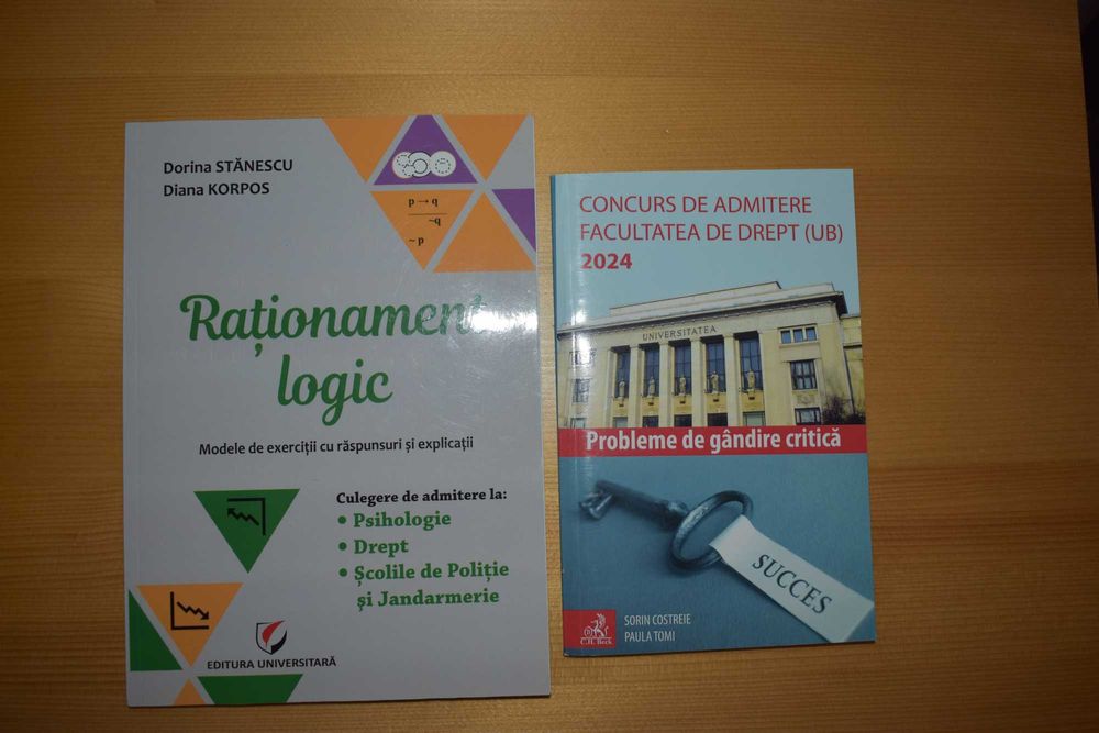 3 cărți de gândire critică pentru admitere la Facultatea de Drept