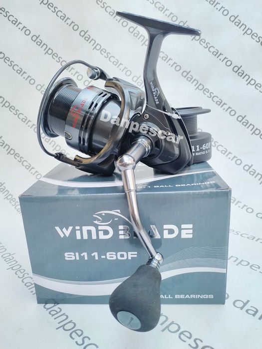 SET 4 Mulinete feeder si crap WINDBLADE SI 11-6000F  0,28mm/250m