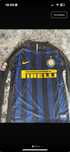 Bluza neagra cu dungi albastre Inter Milano