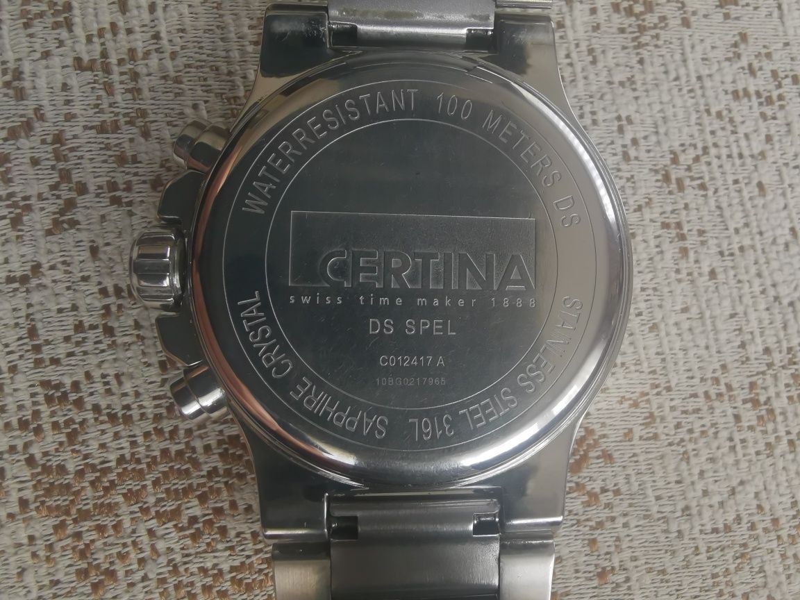 Часовник CERTINA swiss time 1888