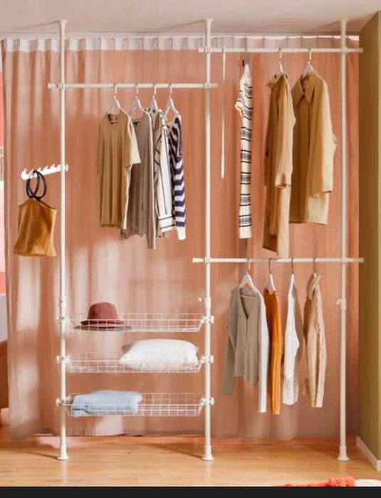 телескопична релса за дрехи