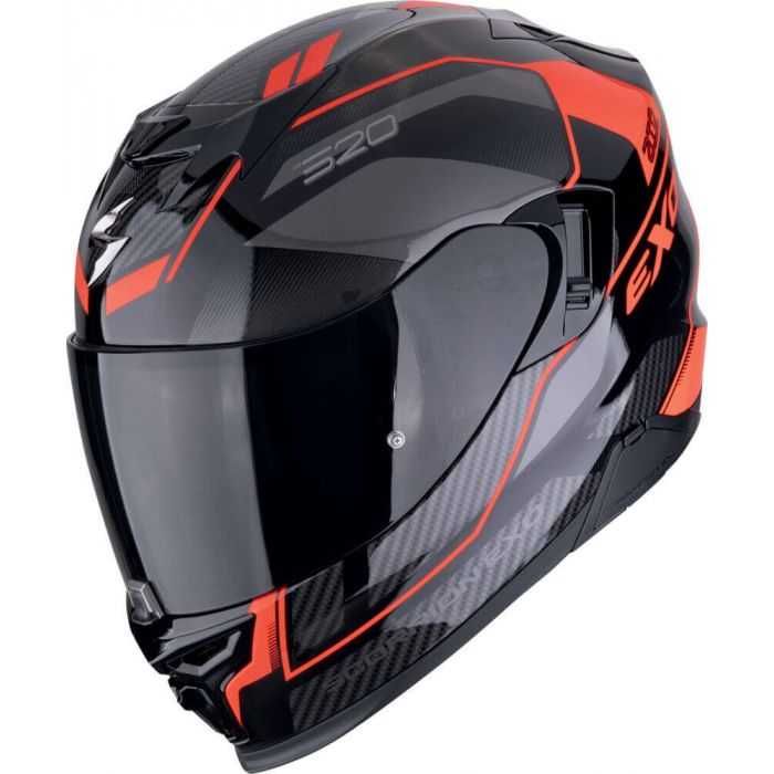 Мото Каска SCORPION EXO-520 EVO AIR LENA Black /Orange Gloss