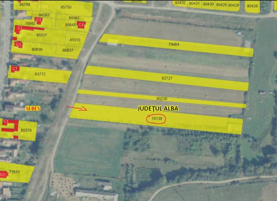 Teren 5.800 mp Petrești (Sebeș) –  casă / investiție / închiriere