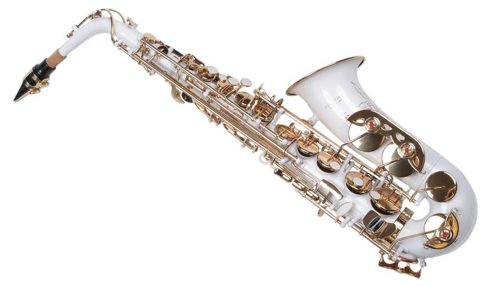 Saxofon Alto Karl Glaser ALB + AURIU NOU curbat Saxophone Germania