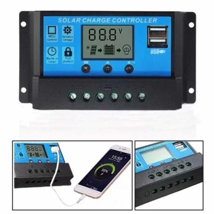 Kit panou solar 200W incarcare baterii si sisteme la 12V