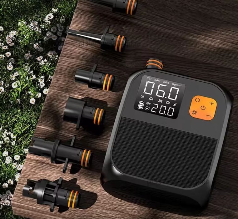 Електрическа въздушна помпа за кола, батерия, 25PSI