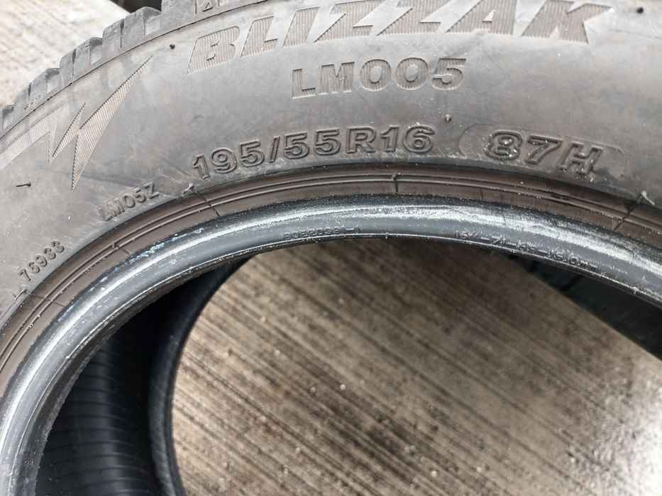 Vand set anvelope Brigestone 195/55/R16 Ms
