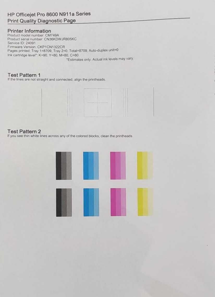 Multifunctional color HP OfficeJet 8600, 8610, 8620 garantie 1 an