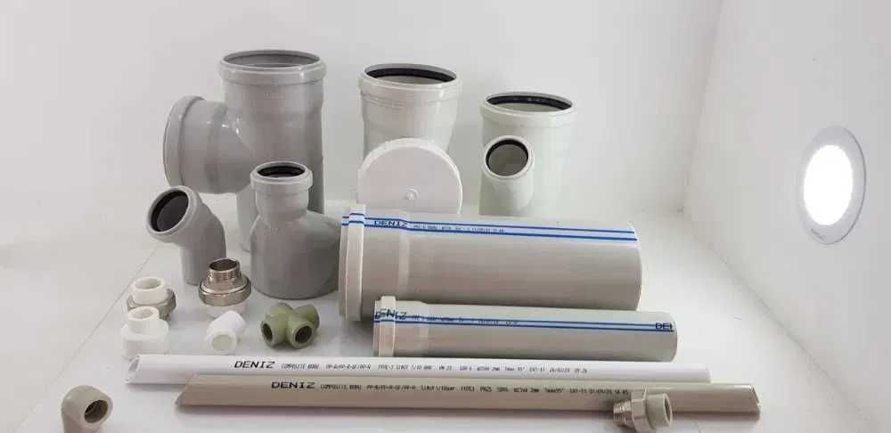 Трубы пластиковые для холодной, горячей воды, канализация, тёплые полы