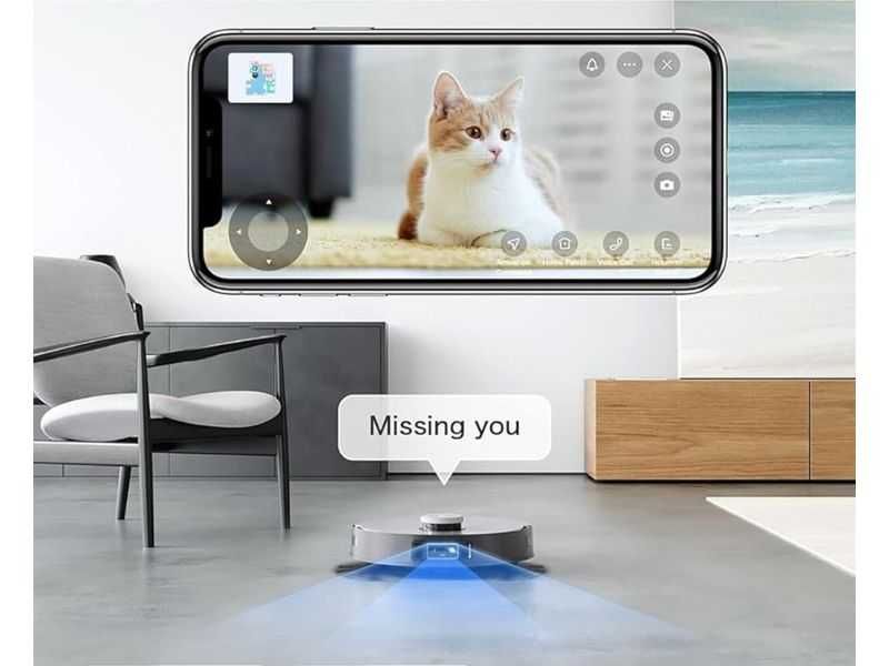 Робот Прахосмукачка с Автоматична Станция ECOVACS DEEBOT X1 Omni