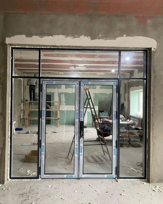 Установка Пластиковые Окна и Двери в Таразе Балконы Витражи Терезе