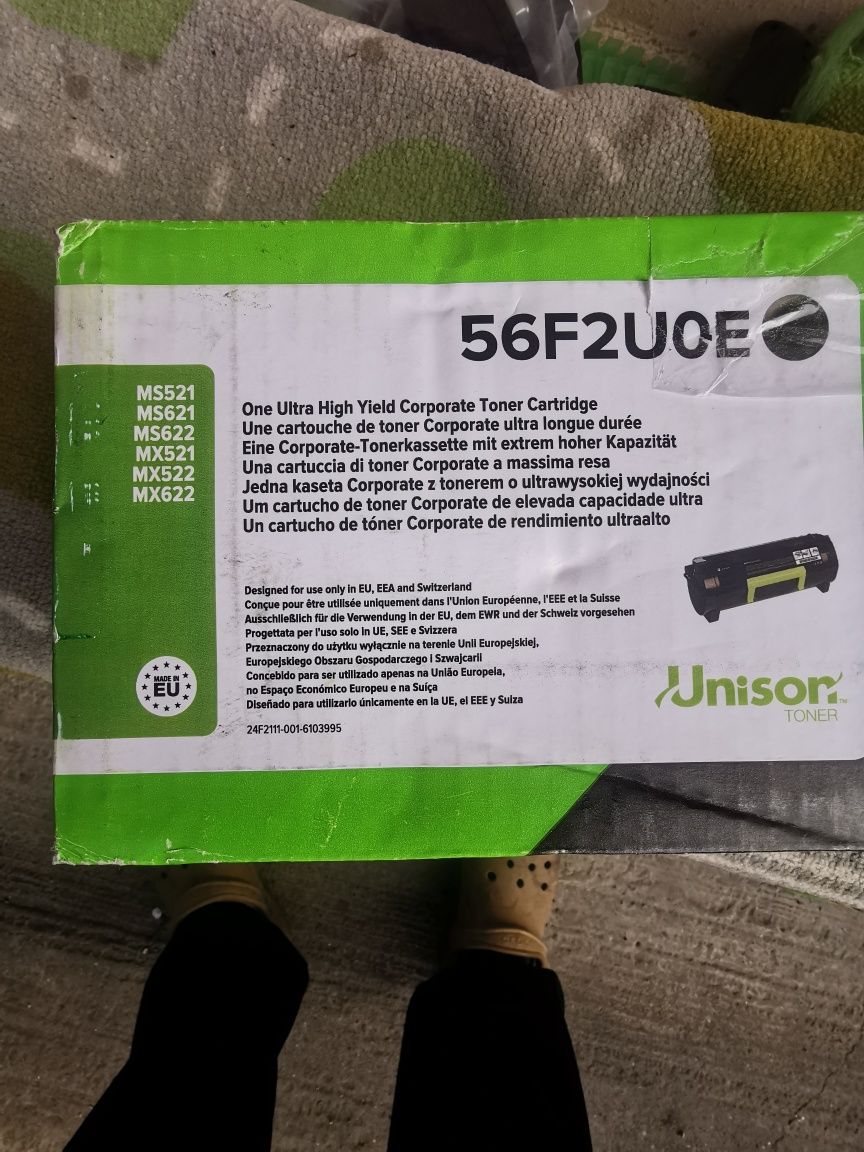 Toner imprimanta Lexmark 56F2U0E Negru detalii în anunt