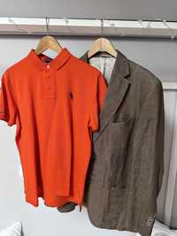 Мъжка блуза Ralph Lauren, ленено сако Massimo Dutti, панталон Mason’s