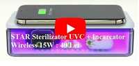 Vand STAR Sterilizator UVC + Incarcator Wireless 15W