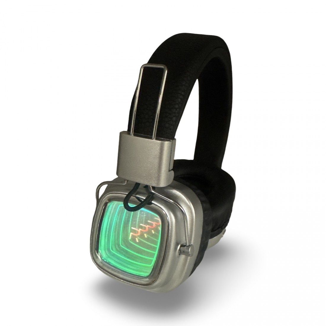 Ретро Bluetooth слушалки WBK946 с LED екран – Класически американски с