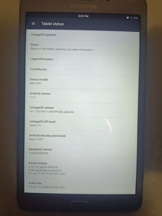 Samsung Galaxy Tab A6