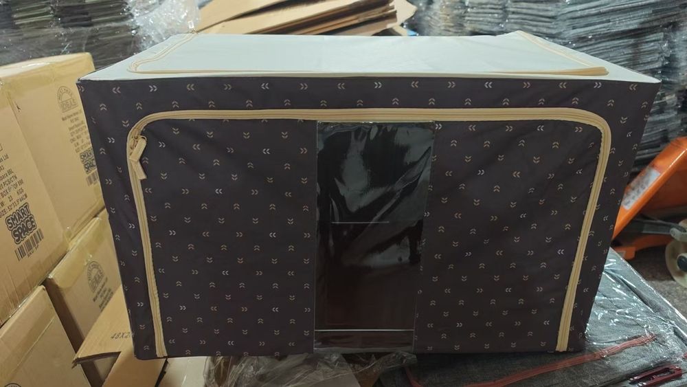 Контейнер для хранения одежды с жёстикм каркасом 3 цвета