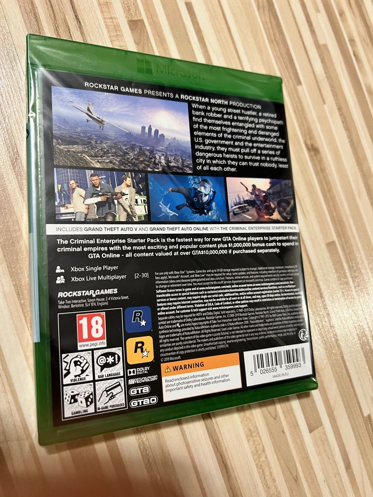 Joc Grand Theft Auto V GTA 5 Premium Edition Xbox One Nou Sigilat