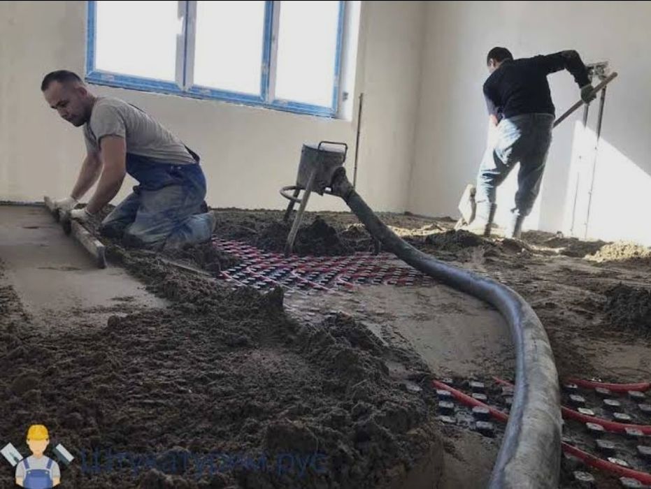 Пол сухоя стяжка