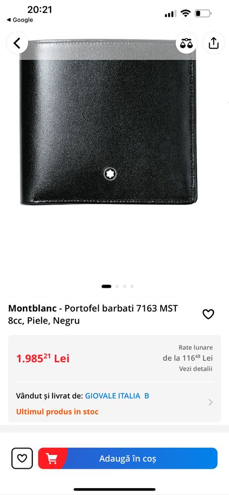 Set portofele MontBlanc
