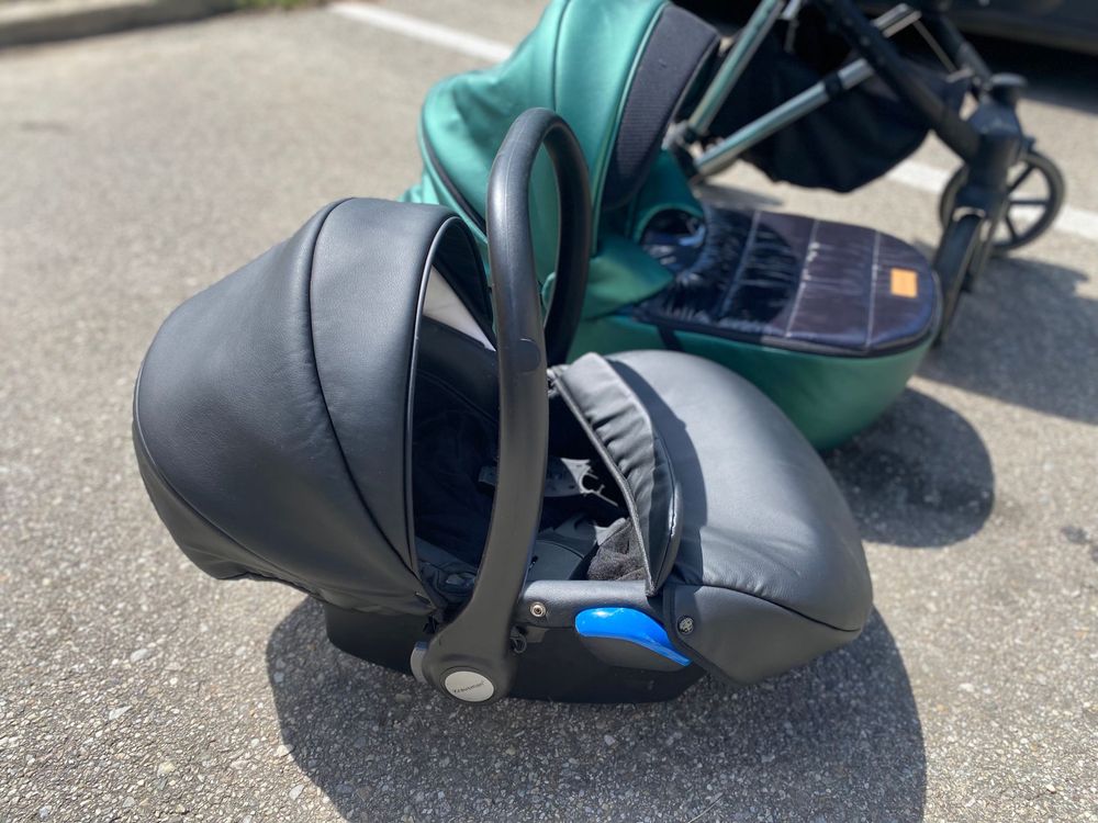 Krausman Xplorer 3 in 1 piele green stare f buna