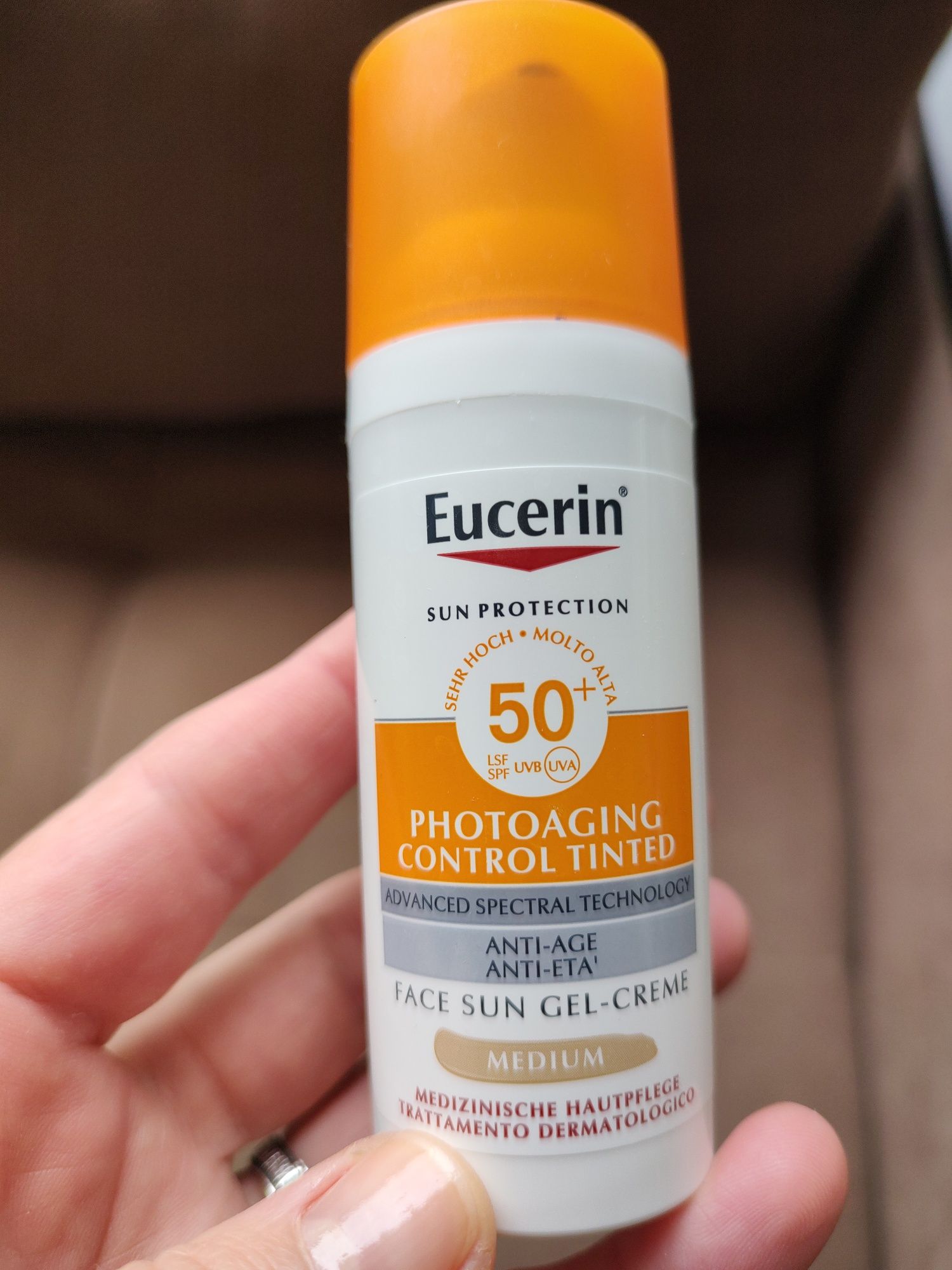 Дневен крем с фактор 50+ на Eucerin- 13 лв