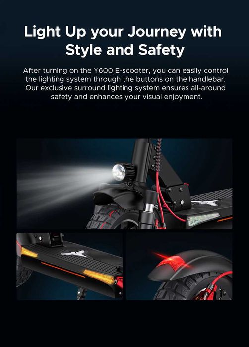 Trotineta electrica, ENGWE Y600, motor 600W in plus baterie noua/piese