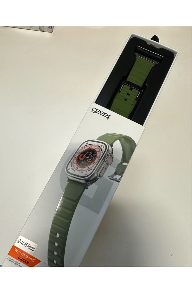 Husa Curea Silicon Impletit GEAR4 Compatibila Ceas Apple Watch