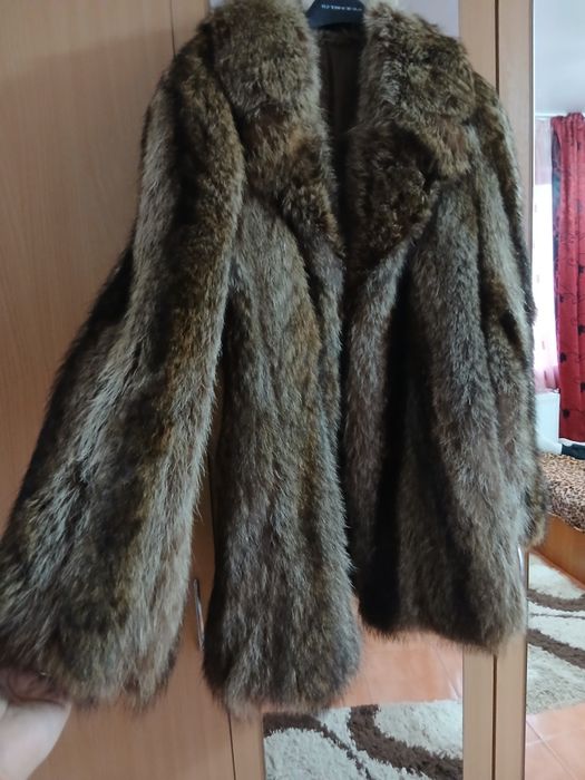 Haina de blana naturala vulpe