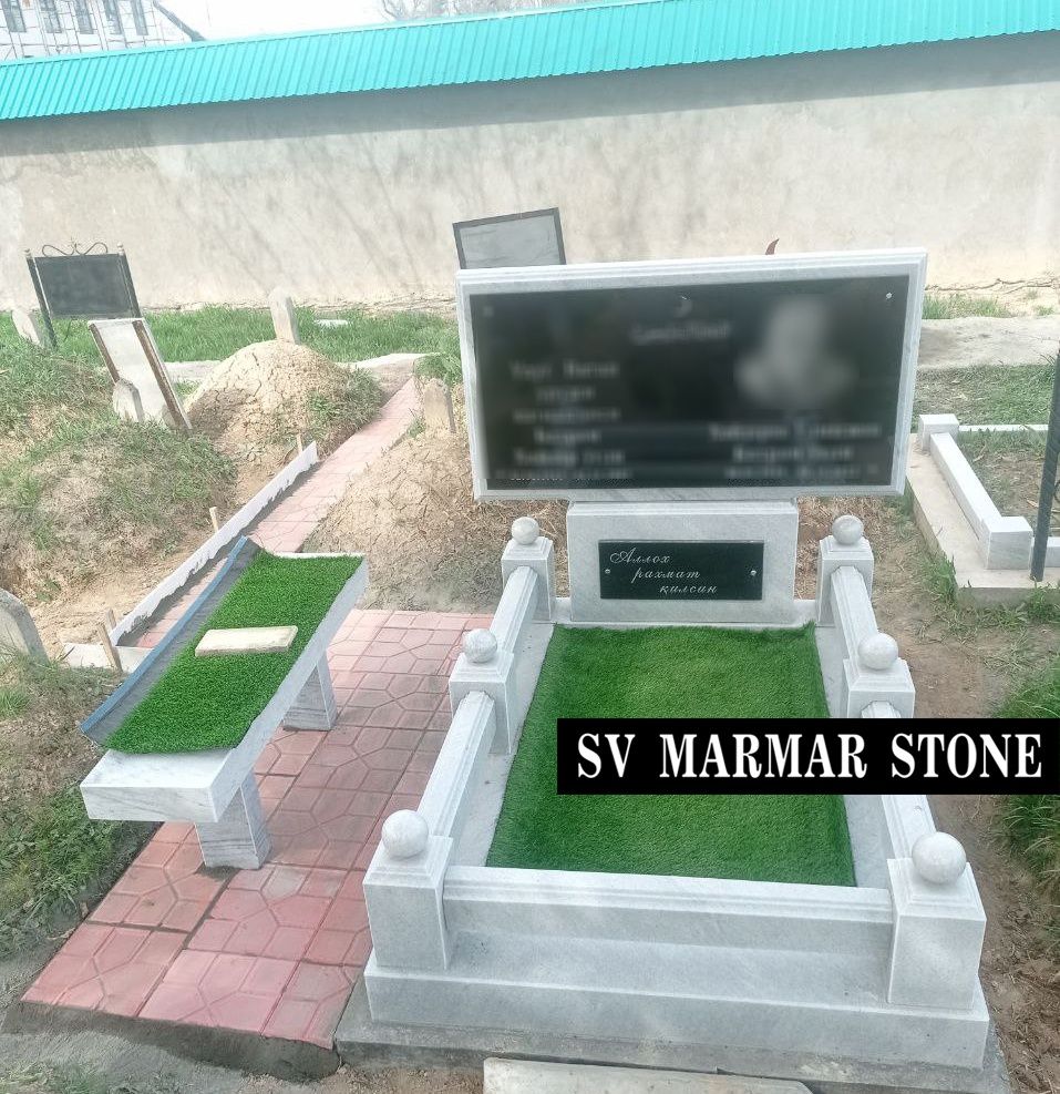Памятники из мрамора и гранита. Marmar va granitdan yodgorliklar.