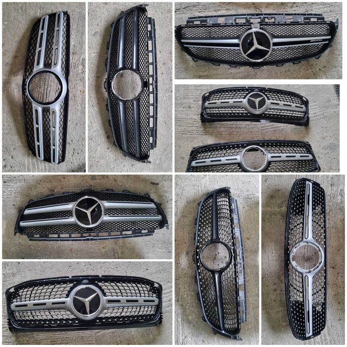 grila bara mercedes amg cla gla glb e c gle amg diamond w118 h247 w167