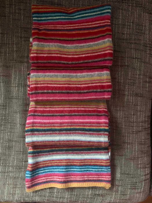Пъстър шал вълна и ангора