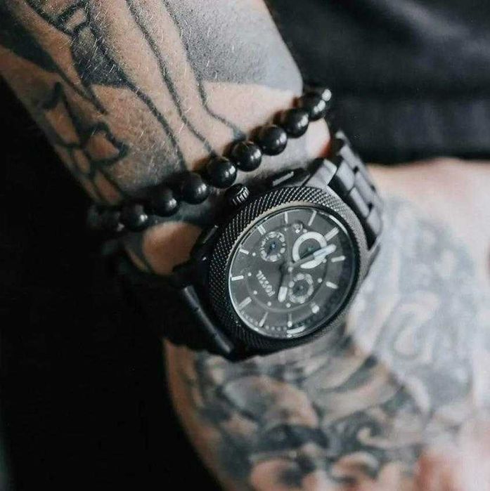 Универсална Разтегаема Шунгитова Гривна от Естествен Шунгит Обработена