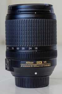 Обектив Nikon AF-S DX Nikkor 18-140mm f/3.5-5.6G ED VR