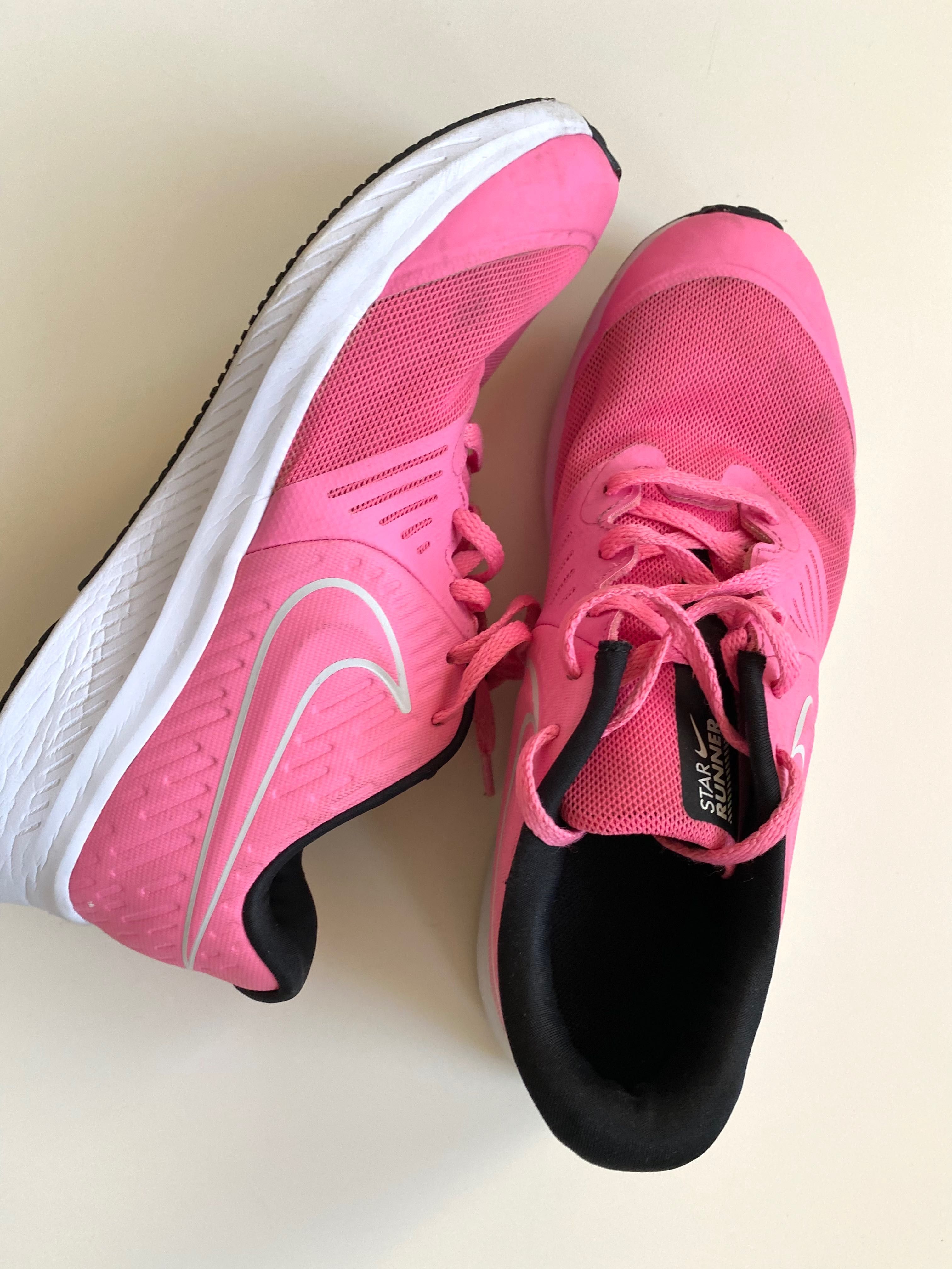 Nike star runner pink маратонки в розово 38-39номер