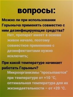 Горыныч бинарный биопрепарат для туалетов и выгребных ям 500мл