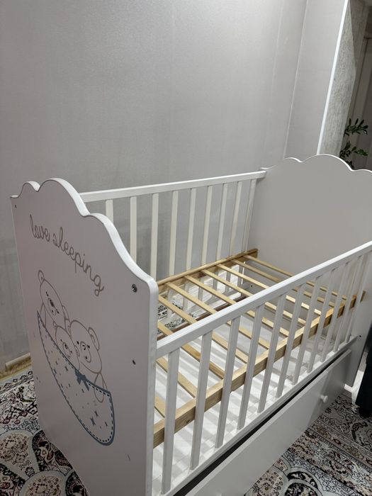 Манеж детская с матрасом вместе