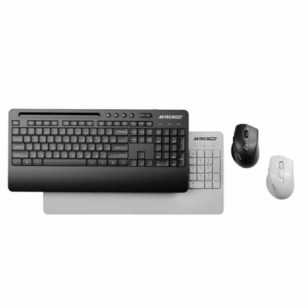 Беспроводная клавиатура +мышь,  клавиатура для офиса Avtech CW 603