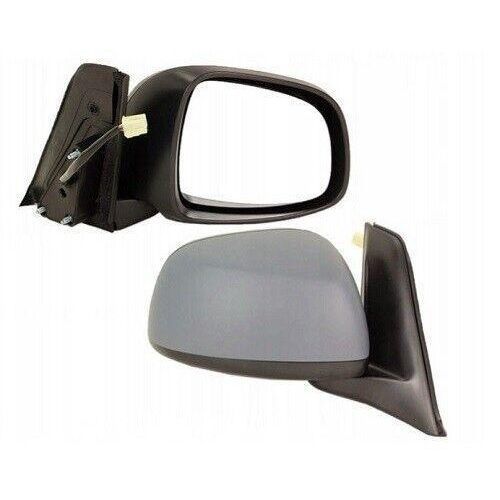 Oglinda exterioara Fiat Sedici (Fy/Gy), 03.2006-, Suzuki Sx4 (Ey/Gy), 05.2006-05.2013, partea Dreapta, culoare sticla crom, carcasa grunduita, cu incalzire, ajustare electrica,
