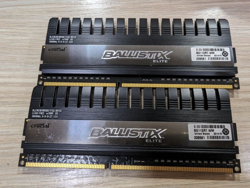 Crucial Ballistix DDR3 2x8GB (16GB) 1866Mhz