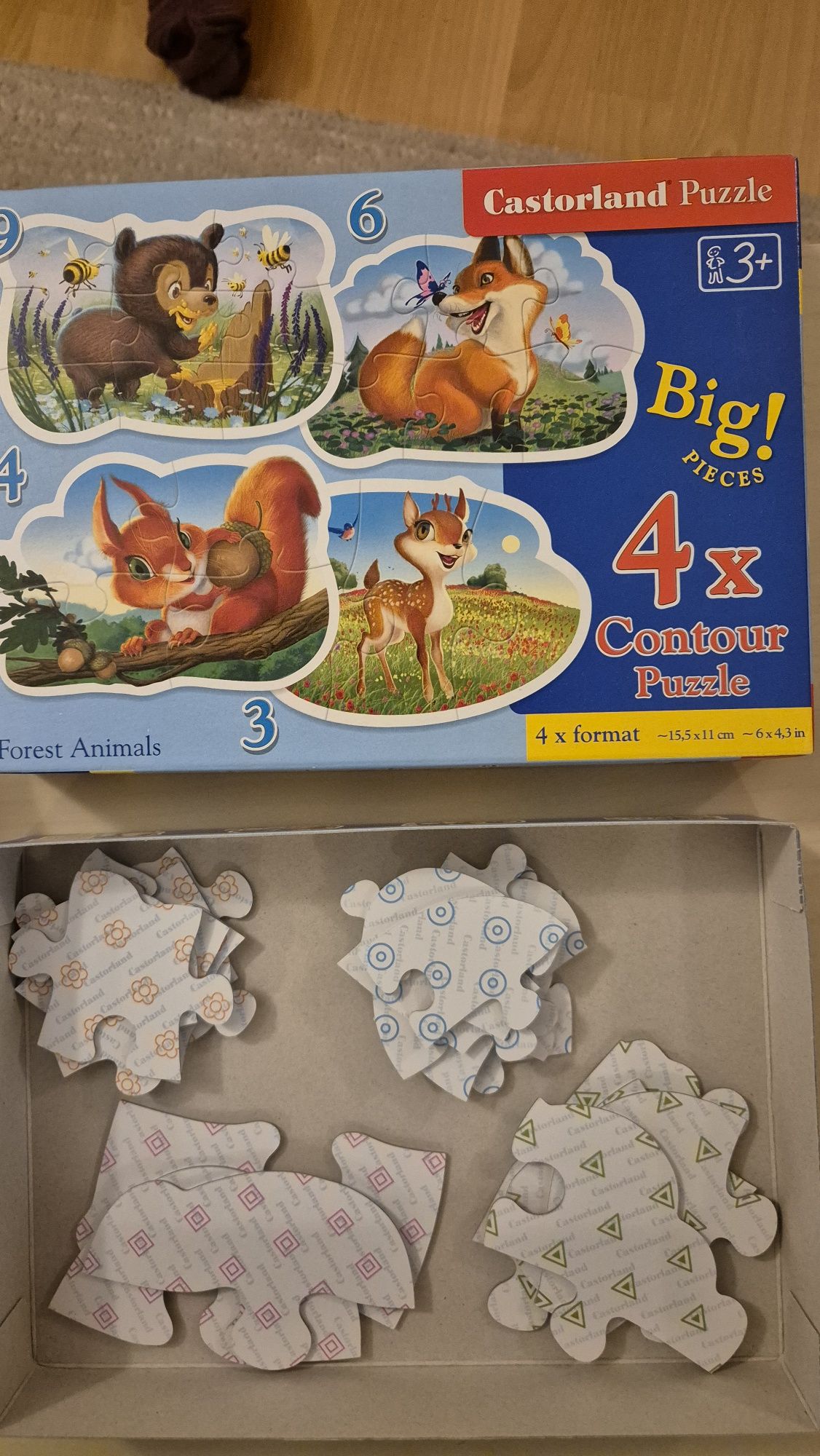 2 Puzzle (1 puzzle 30 piese + 1 puzzle 4 in 1)